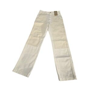 Madewell The Perfect Vintage Straight Jean Womens 27 White Cream High Rise NWT